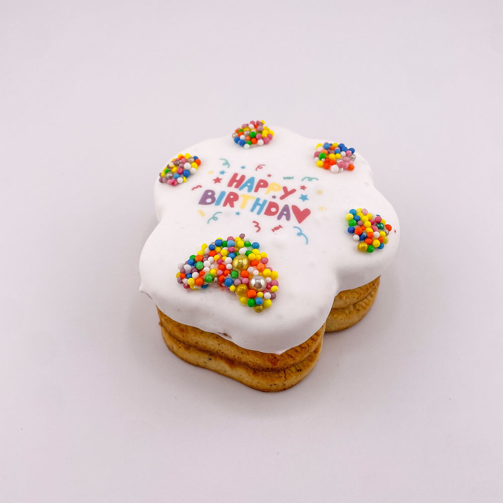 3-Tier Birthday Pawprint Cake 7.5cm