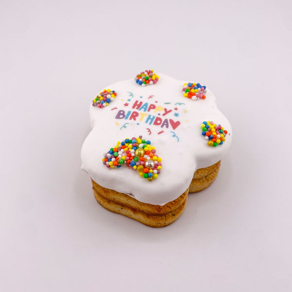 3-Tier Birthday Pawprint Cake 7.5cm
