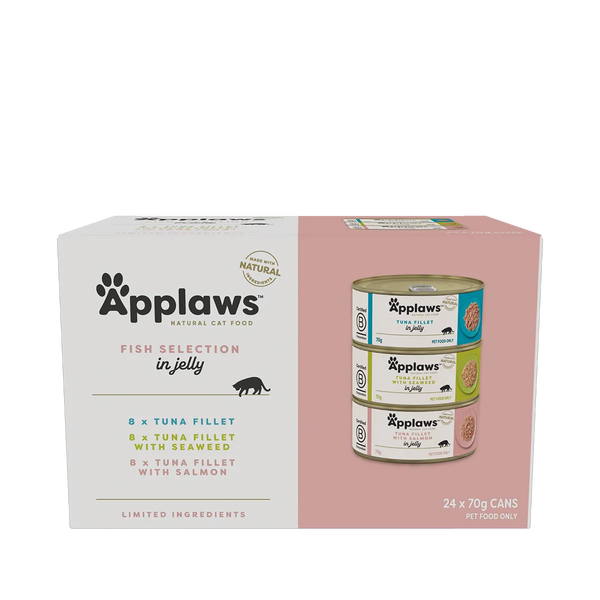 Applaws CAT Fish Selection in Jelly 70g x 24pk