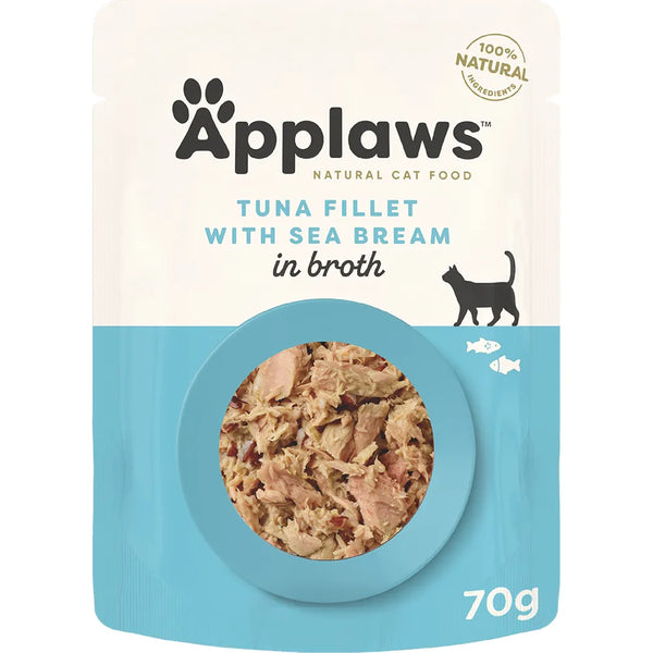Applaws CAT Tuna Sea Bream 70g x 16pk