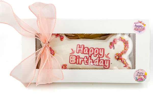 *Personalised* 3-Tier Birthday Bone Cake - 17cm — 1