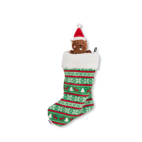 Seasonal Squirrel Stocking Trio — 1