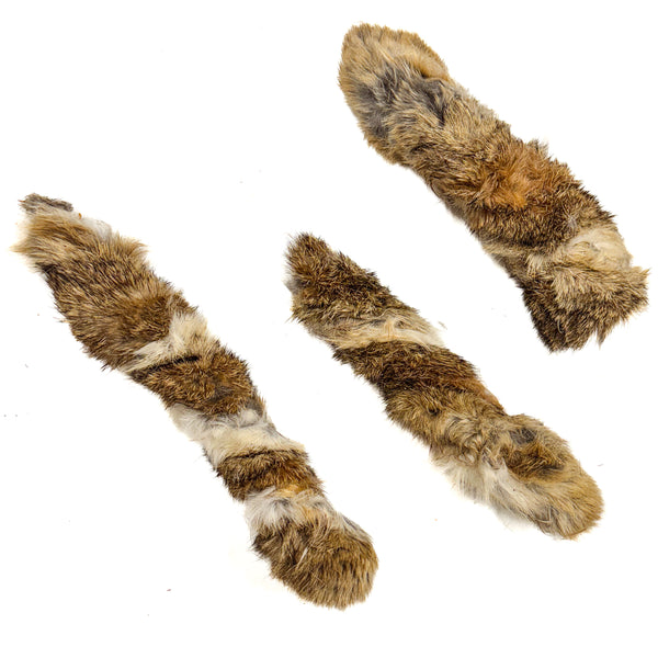 Furry Rabbit Skin Twist 3pk