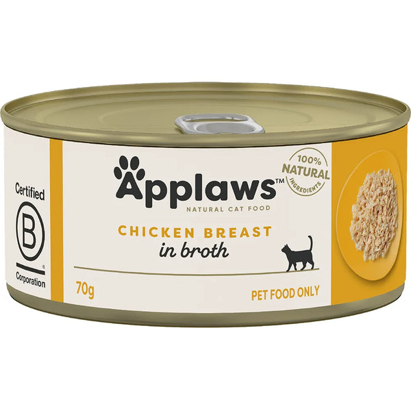 Applaws CAT Chicken Breast in Broth 70g