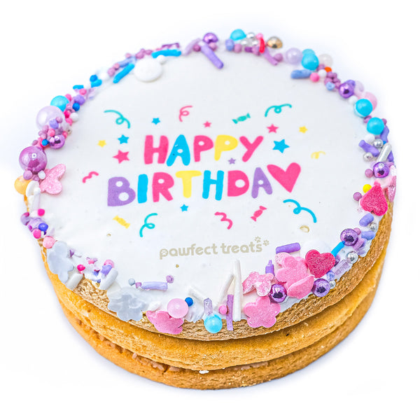 3-Tier Birthday Round Cake - 8cm — 1