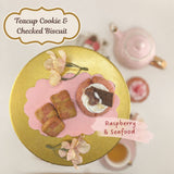 High Tea Collection | Teacup Cookie & Checked Biscuits