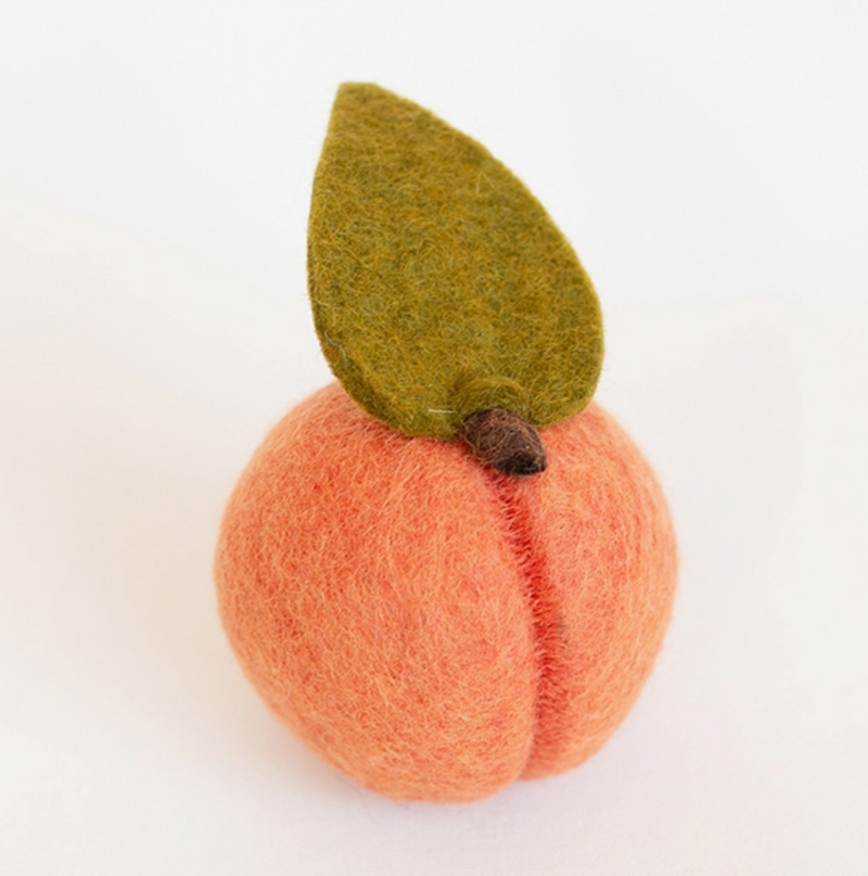 Peach Wool Dog & Cat Toy